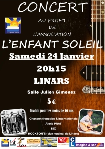 Concert au profit de l'Association l'Enfant Soleil